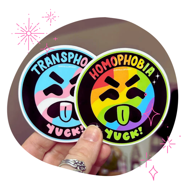 stickers | happy lil canvases